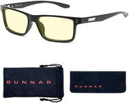 GUNNAR - Blue Light Reading Glasses - Blocks 65% Blue Light - Vertex, Gray Crystal, Amber Tint, Pwr +2.5