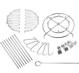 BBQ Future Turkey Fryer Accessory Kit for Char-Broil The Big Easy Turkey Fryer Accessories, 22-Pcs, Stainless Steel