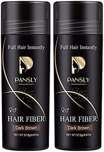 RoseFlower Hair Building Fibers for Thinning Hair Unisex, Waterproof Undetectable Natural Instantly Conceals & Thicken Thinning or Balding Hair Areas Hairline 15 Sec, Look Younger, Men & Women