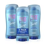 Secret Outlast Women's Invisible Solid Antiperspirant and Deodorant, Completely Clean, 2.6 Ounce (Pack of 3)
