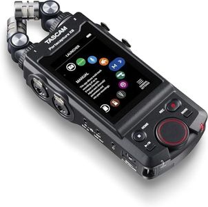 Tascam Portacapture X8 High Resolution 32-bit float Multi-Track Recorder, Portable Recorder, Field Recorder, Music, Podcast, Voice, ASMR, Podcasting