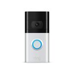 Certified Refurbished Ring Video Doorbell 3 by Amazon|Wireless Video Doorbell Security Camera - HD video, improved motion detection, battery-powered,easy installation|30-day free trial of Ring Protect