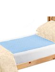 Kylie Premium Bed Pads for Single Bed, Blue, 3 Litre (Eligible for VAT Relief in The UK)