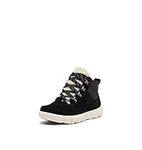 SOREL Women's Explorer Next Hiker Waterproof Boots - Black, Sea Salt - Size 5