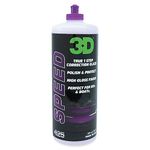 3D Speed All in One Polish/Wax (32oz.) | Clear Coat Car Polish and Wax in One | Paint Protection, Swirl Correction | Perfect for Auto Detailing & Restoration | Gel Coat Friendly