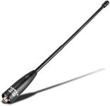 BTECH Authentic Genuine Nagoya NA-701C (Commercial Frequency Tuned) 8-Inch Whip VHF/UHF (155/455Mhz) Antenna SMA-Female for and BaoFeng Radios