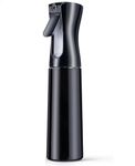 XENOTY Plastic Hair Spray Bottle Continuous Water Mister, Refillable Empty Mist Water Sprayer Bottle Mist Trigger Sprayer for Taming Hair in Morning - 300ml, Multicolour