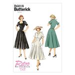 Butterick Patterns B6018E50 Misses' Dress Sewing Template, Size E5 (14-16-18-20-22)