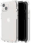 ZAGG Gear 4 Crystal Palace D30 Protective Case for iPhone 13, 5G, Slim, Shockproof, Wireless Charging, MagSafe, (Clear)