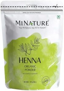 mi nature Henna Powder (Lawsonia inermis) | Natural Hair Color| Mehandi Powder for Hair | from Rajasthan| Presevative Free | 226gm (7.97Oz)