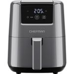 Chefman 2L Mini Air Fryer – Digital Space-Saving Compact Air Fryer with Nonstick and Dishwasher Safe Basket, Quick & Easy Meals in Minutes, Features Digital Timer and Shake Reminder – Grey