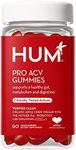 HUM Pro ACV Gummies -100% Organic Apple Cider Vinegar with The Mother, Probiotics for Digestive Health & B12 for Metabolism Support (60 Count)