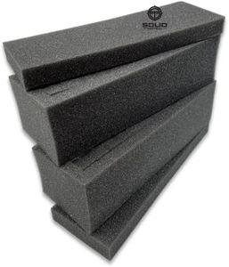 Solid Tactical Ammo Box Foam Insert for 30 Cal m19a1 or 50 Cal m2a1 Metal Ammo Box Customizable Storage Foam Liner for Magazines, Gun, Pistol, Cigars, VR Headset or Other Valuable