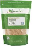 Kevala Organic Toasted Sesame Seeds, 2 Pound, Unhulled