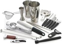Barfly M37102 Cocktail Set, 19-Piece Deluxe, Stainless Steel