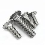 10 Pcs Square Carriage Bolts Stainl