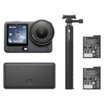 DJI Osmo Action 6 Enhanced Combo, Action Camera With 1/1.1″ Square Sensor, Variable Aperture of f/2.0–f/4.0, Extended Battery Life With 2 Batteries, Action Camera 4K for Extended Outdoor Filming