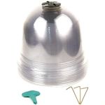 (10 Pack) The Good Growers Extra Large 10 Inch Reusable Protective Plastic Plant Bell, Cloche Plant Covers to Extend Growing Season. Plant Protector and Mini Greenhouse Dome.