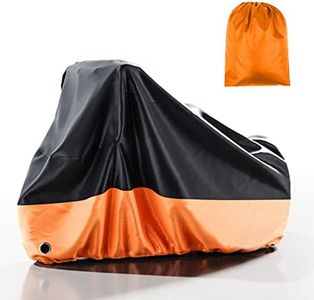 NAIZEA Adult Tricycle Cover Trike Cover, Electric Tricycle Bike Covers Outdoor Storage Waterproof, Heavy Duty Ripstop Material, Rain Sun UV Dust Wind Proof with Lock Hole & Storage Bag