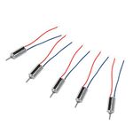 Coreless Motor, 5pcs Micro Motor DC 4.5V 0.12A 0.12W 32250 RPM Micro Coreless Motor 4mmx8mm for Model Toy, Model Aircraft, Electronic Toys