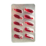 7haofang 10pcs Halloween Fake Blood Capsule Pills Vampire Horror Funny Joke Prank Trick