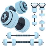 PASYOU Adjustable Dumbbell Set, 4 in1 Workout Weights Dumbbells Set for Home Gym Used as Barbell, Kettlebells, Push up Stand,Weights Set for Men Women Exercise Fitness Equipment