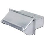 BROAN-NUTONE 106R 3-1/4" x 10" Aluminum Wall Cap