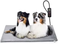 Toozey Extra Large Pet Heating Pad, 6 Adjustable Temperature Dog Cat Heating Pad with Timer, Waterproof Heated Dog Bed with Chew Resistant Cord, Indoor Electric Pet Heated Mat 47x28in