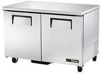 True Mfg. TUC-48F-HC Freezer, 48" Undercounter, Rear Mount 1/2 HP, (2) Solid Swing Doors | Stainless