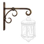 Serenz Cast Iron Golden Antique Wall Bracket