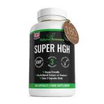 180 Super HGH Vegan Capsules - (3 Months Supply) 9-in-1 HGH Complex with Vitamin B6 and Tribulus Terrestris Extract - Made in The UK