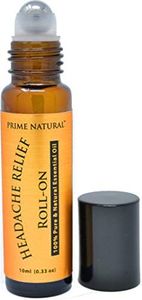 Headache Relief Essential Oil Roll On 10ml, Pre-Diluted, Ready to Use Roller for Migraine, Tension, Calming, Soothing, Grounding, Sore Muscles, Sprain & Sleep