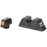 Trijicon Iron Sights, Trijicon HD XR Night Sights - Glock Trijicon HD XR Night Sight Set, Orange Front Outline, MOS Rear, Fits Glock Models 17/17L/19/22/23/24/25/26/27/28/31/32/33/34/35/37/38/39