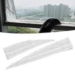 Universal Window Seal for Portable Air Conditioner and Tumble Dryer with Zip and Hook Tape, Strong Adhesive, Durable and Long Lasting Waterproof (300cm)