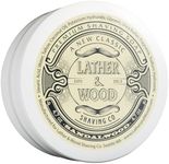 Lather & Wood Shaving Soap - Sandalwood - Simply The Best Luxury Shaving Cream - Tallow - Dense Lather with Fantastic Scent for The Worlds Best Wet Shaving Routine. 4.6 oz (Sandalwood)