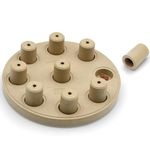 Outward Hound Nina Ottosson Dog Smart Tan Composite Interactive Treat Puzzle Dog Toy