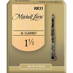 Mitchell Lurie Bb Clarinet Reeds - Strength 1 1/2 - Box of 10