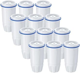 Upgraded Water Filter Replacement for Zero Pitcher and Dispenser ZR-001 ZR-004 ZP-006 ZR-017, Multi-Stage Filter System, Effectively Reducing Lead, Chromium, PFOA, and PFOS, Pack of 12, By DESENRUIS