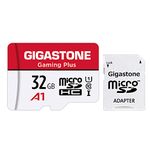 Gigastone 32GB Micro SD Card, Camera Plus 90MB/s, Full HD Video, U1 C10 Class 10 Micro SDHC UHS-I Memory Card, with MicroSD to SD Adapter