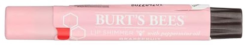 Burt's Bees Grapefruit Gloss Lip Shimmer, 0.09 OZ, 2.6 g (Pack of 1)