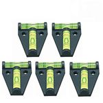 5pcs Mini Level RV T Level, YOTOM 2-Way Spirit Bubble Level for RVs, Tripods, Machines, Furniture, Trailers