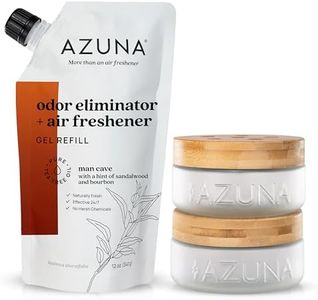 Azuna Home Odor Eliminator for Strong Odor | 2 Room Kit | Sandalwood