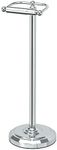 Gatco 1436C Pedestal Toilet Paper Holder, Chrome Large, 22" H