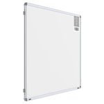 Pragati Systems® Prima Ceramic Steel (Magnetic) White Board for Presentation & Teaching with Heavy-duty Aluminium Frame and Scratch-proof & Corrosion-proof Writing Surface | 3x4 Feet (Pack of 1)