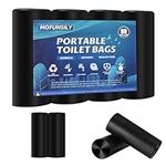 MOFUNSILY 80 Portable Toilet Bags, Thickened Biodegradable 8 Gallon Compostable Camping Toilet Waste Bags for 5 Gallon Bucket Toilet, Leak-Proof Toilet Bags for Outdoor, Hiking, Traveling