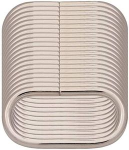 BIKICOCO 1-1/2'' Metal Oval Ring Buckle Loops Non Welded for Leather Purse Bags Handbag Straps, Silver - Pack of 20