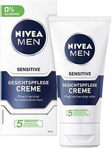 Nivea Men - crema idratante e lenitiva per uomini con pelle sensibile in confezione da 2 (2 x 75 ml)