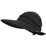 Simplicity Black Sun Hat 2 in 1 UPF