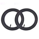 12 1/2 x 2 1/4 Inner Tube 12.5x2.25 Bike Inner Tube (2Pack) with TR13 Straight Stem replacement for Pocket Mod Bella Chrissy Hannah Montana Bike 24V Electric Scooter Isoprene Rubber