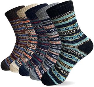 MORECOO Socks for Women - Christmas Gifts for Women - Stocking Stuffers - Thick Wool Soft Warm Cozy Crew Womens Socks